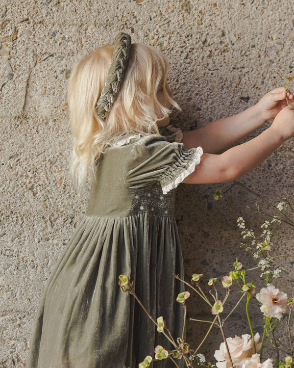 BRAIDED HEADBAND || PINE