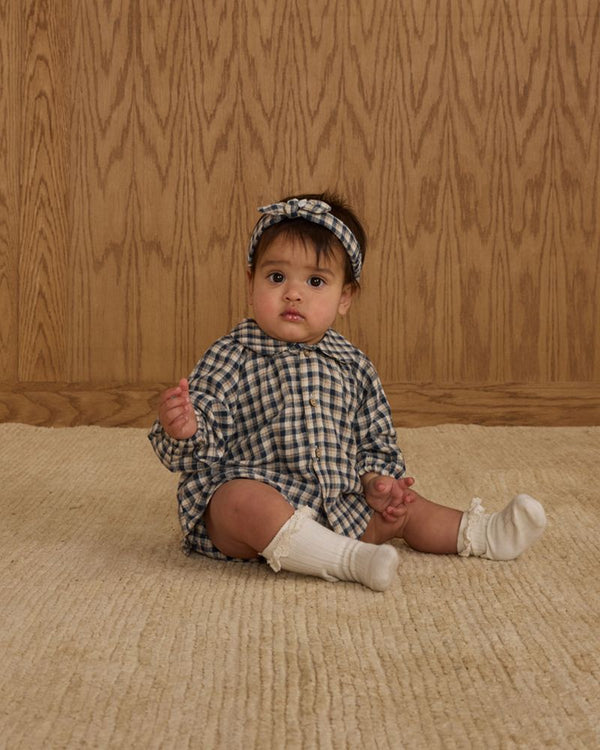 NELLIE SET || NAVY CHECK