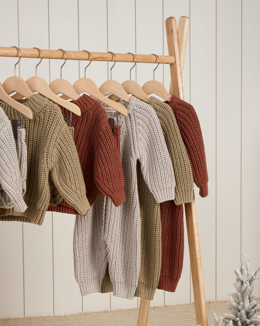 Knit Tie Bloomer | Cranberry