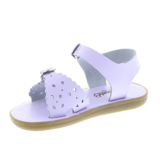 Ariel Footmates Velcro Sandal, Lavender