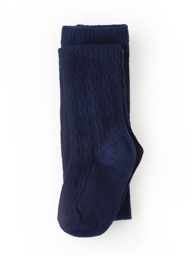 Navy Cable Knit Tights – Magpies Mount Juliet