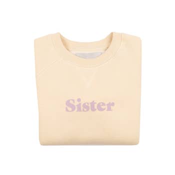 Sister Sweatshirt- Vanilla