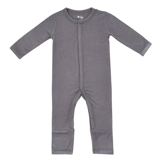 Long Sleeve Romper - Charcoal