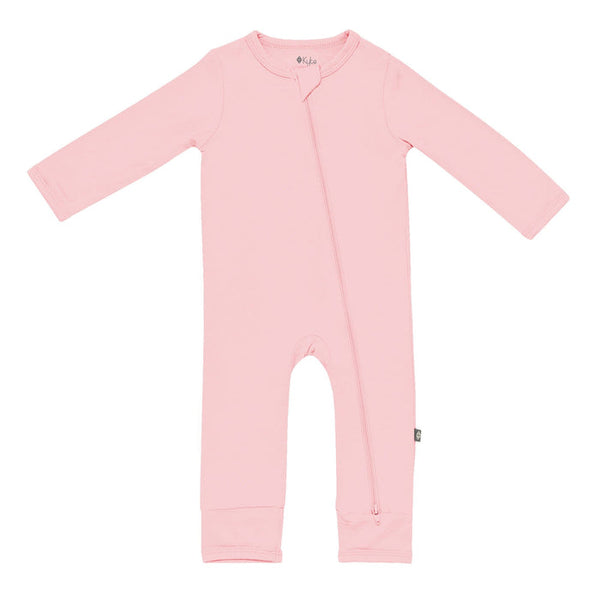 Long Sleeve Zippered Romper - Crepe