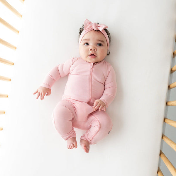 Long Sleeve Zippered Romper - Crepe