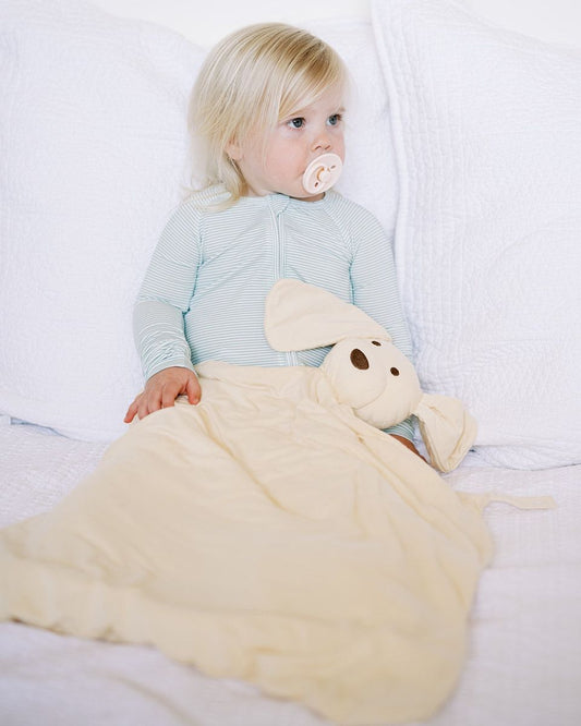 Mini Stripe Sleep Romper | Pistachio