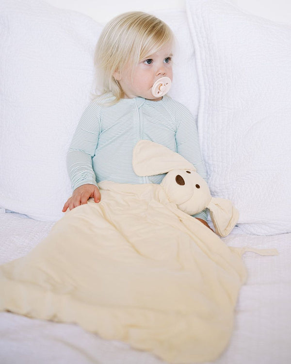 Mini Stripe Sleep Romper | Pistachio