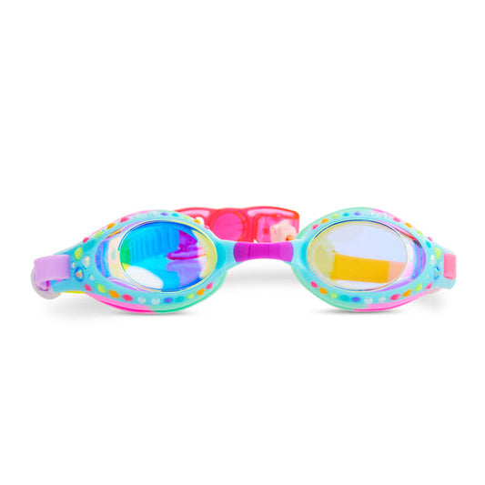 Tropical Getaway Girl Kids' Swim Goggles | Barrier Reef Blue