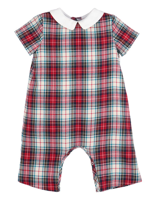 Gingerbread Plaid Boy Longall | Red
