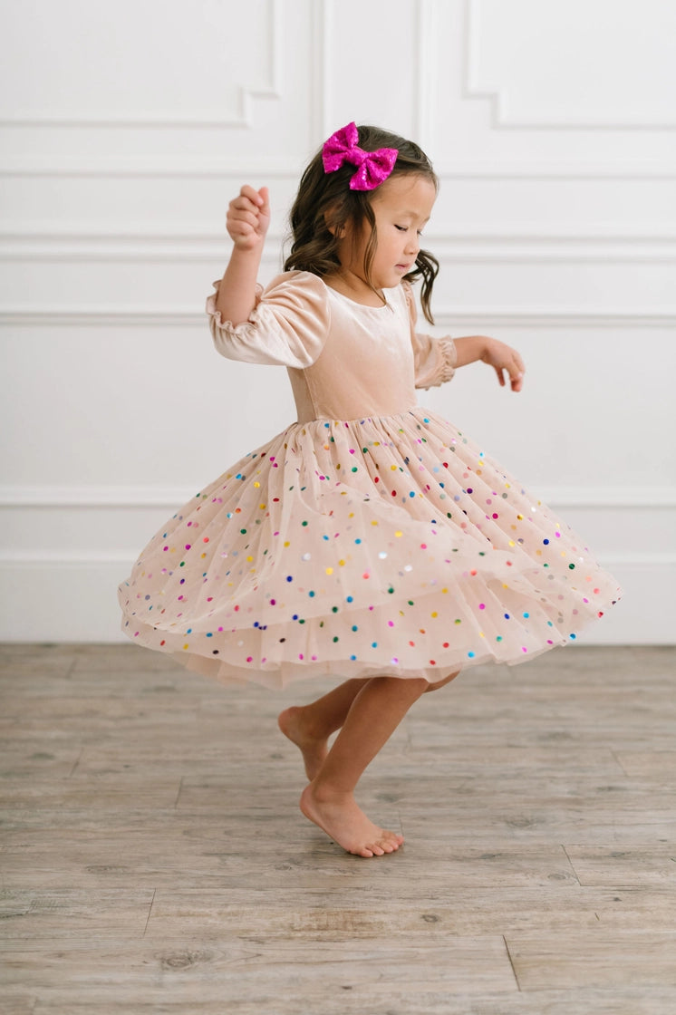 Diana Dress | Confetti Cream