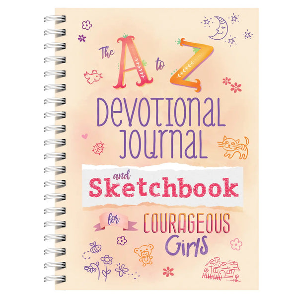 A To Z Devotional Journal and Sketchbook For Courageous Girls