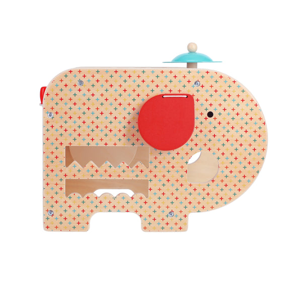 Wooden 5-in-1 Elephant Music Toy