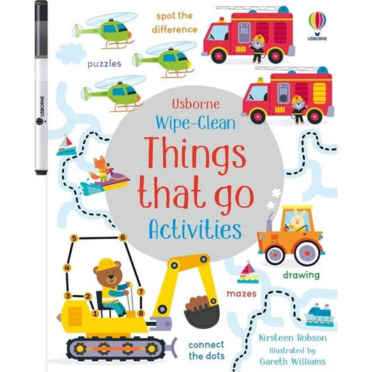 Wipe-Clean Things That Go Activities : Usborne