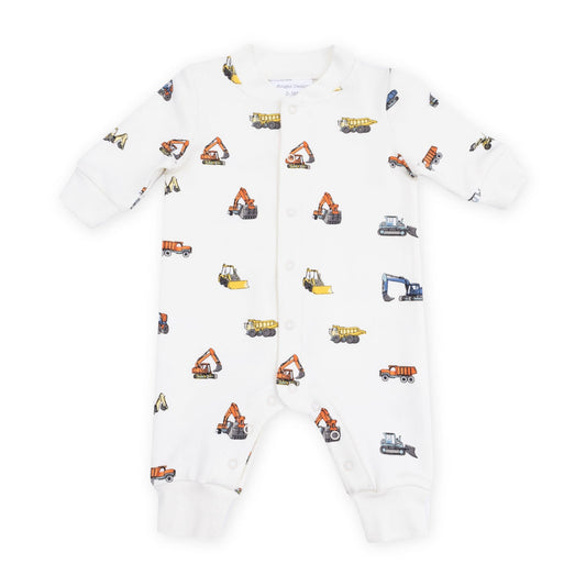 Uni Romper | French Terry | Construction Vehicles
