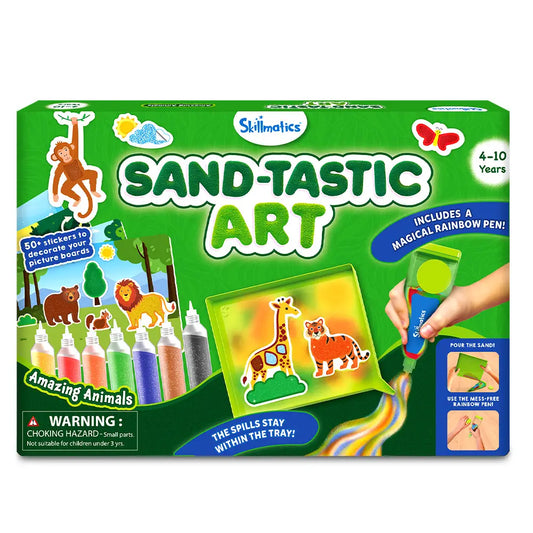 Sand-Tastic Art Animals Controlled-Mess Sand Art