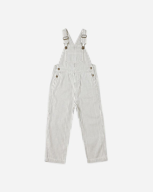 UTILITY OVERALL || NAVY PINSTRIPE