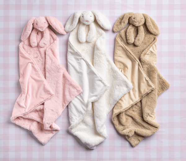 Pink Plush Bunny Blanket