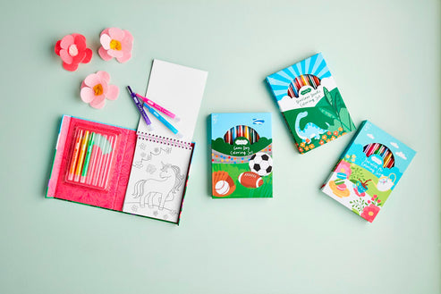 My First Coloring Sets | Game Day, Dinosaur Doodle. Fairy Garden, Tea with Me