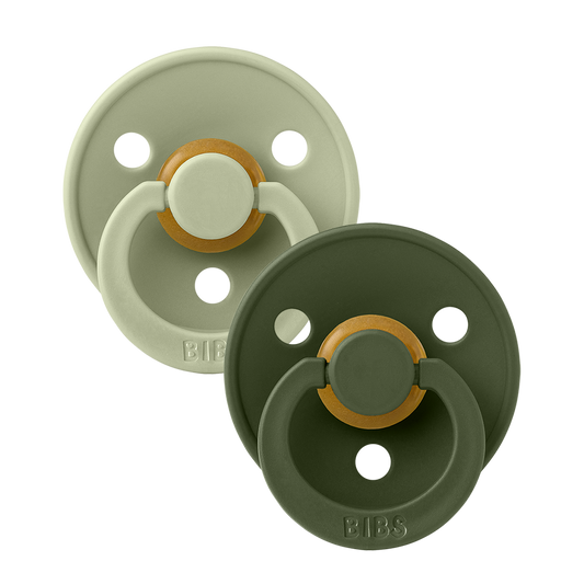 Bibs Pacifier 2 Pack | Sage & Hunter Green