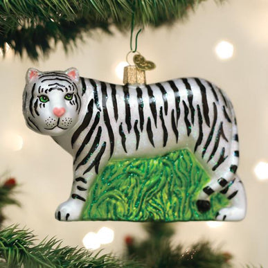 White Tiger Ornament