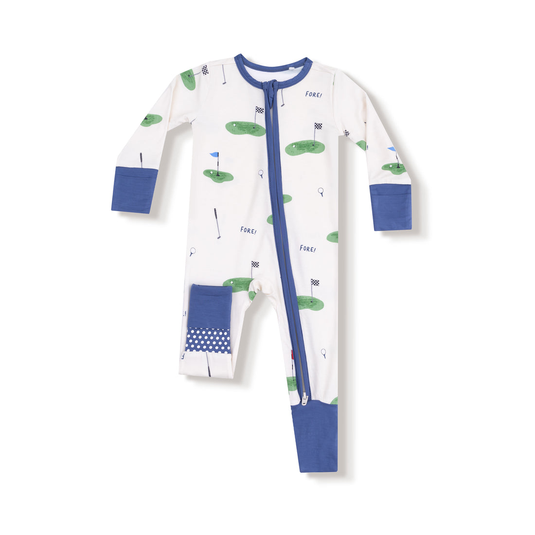 Sporty Puppies 2 Way Zipper Romper main image 0
