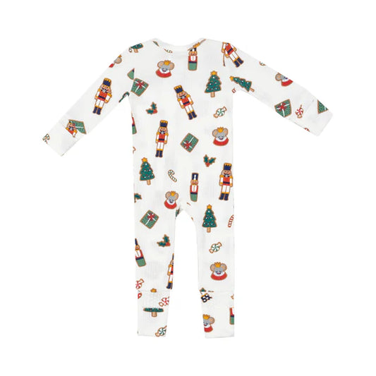 2 Way Zipper Romper | Nutcracker Christmas Cookies