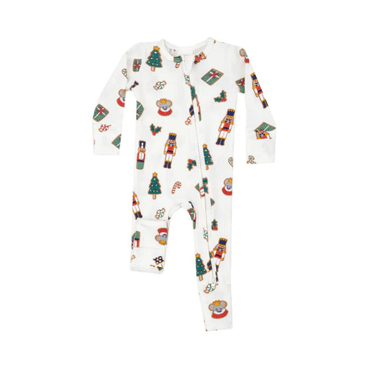 2 Way Zipper Romper | Nutcracker Christmas Cookies