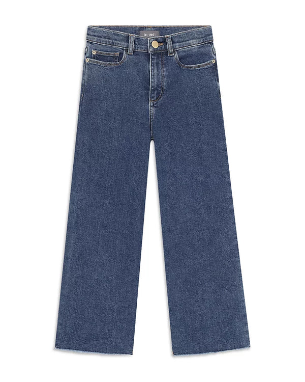 Girls Lily Wide Leg Jeans | Adams