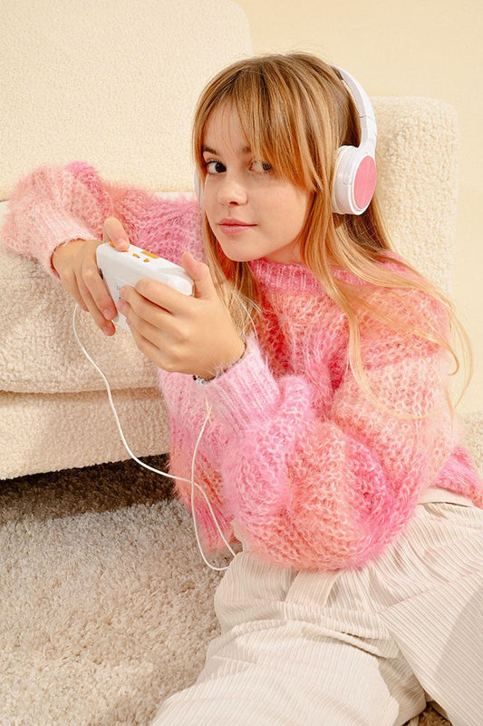 Tie Dye Sweater | Pink