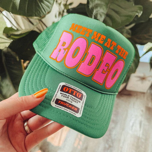 Meet Me At the Rodeo, Western Trucker Hat