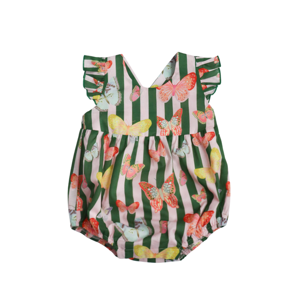 Girls Josie Bubble | Green Butterfly