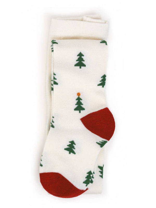 Christmas Tree Knit Tights
