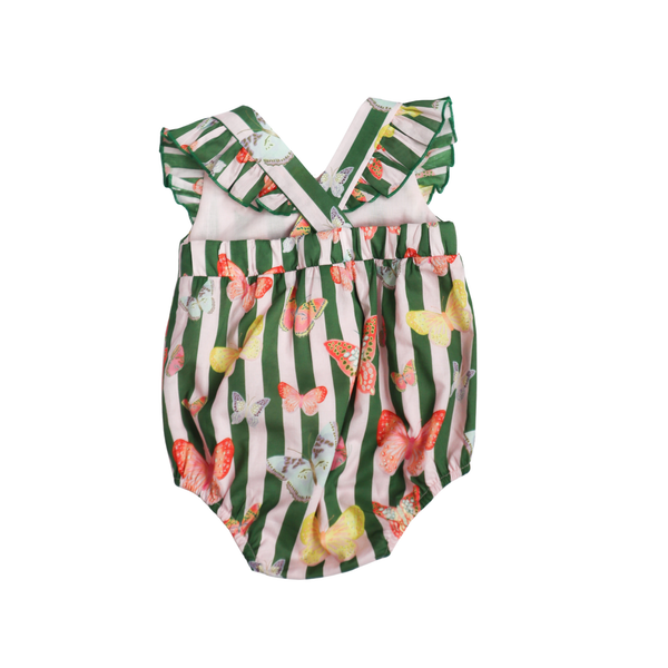 Girls Josie Bubble | Green Butterfly