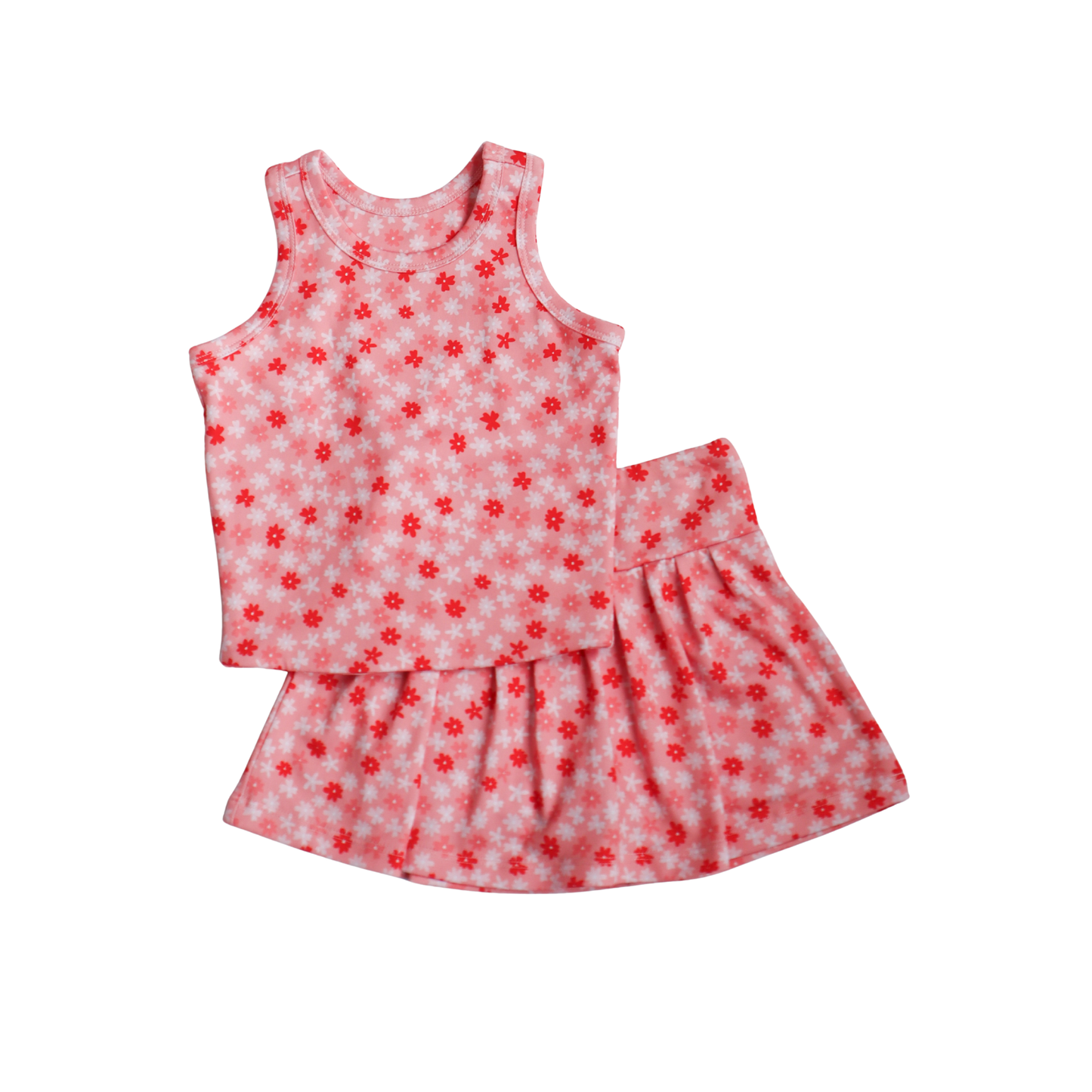 Girls Sarah Set | Pink Ditsy Floral