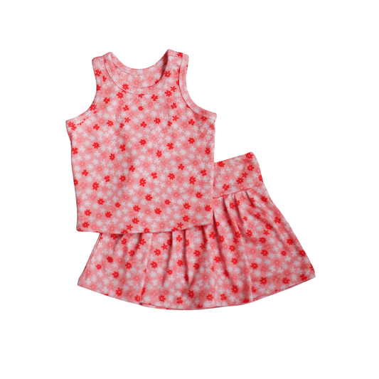 Girls Sarah Set | Pink Ditsy Floral