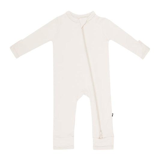 Zippered Romper | Oat