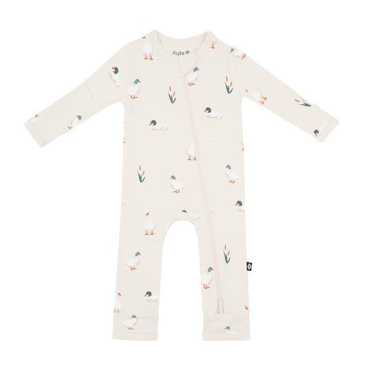 Zippered Romper | Ducks