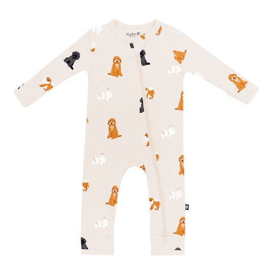 Zippered Romper | Fluffy Dog