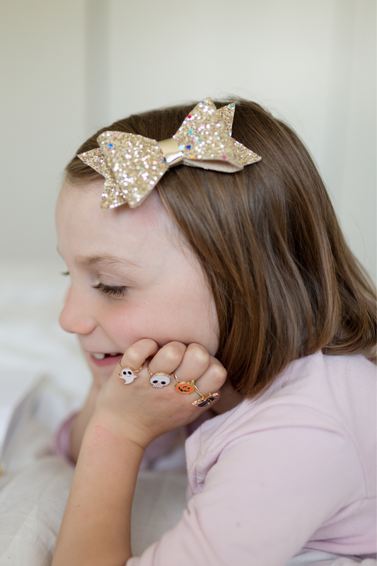 Gold Bow Hair Clip