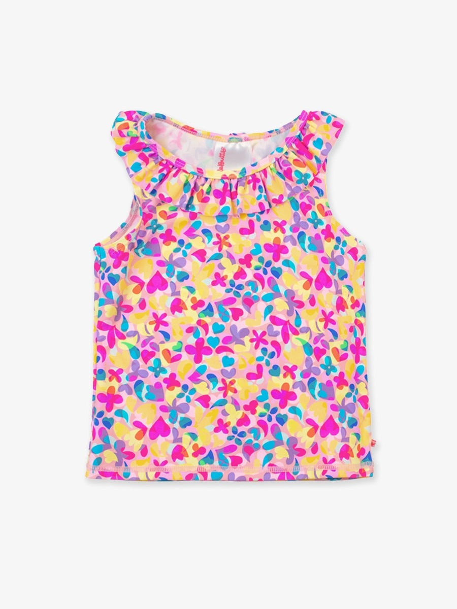 Active Ruffle Tank Top | Vibrant Neon