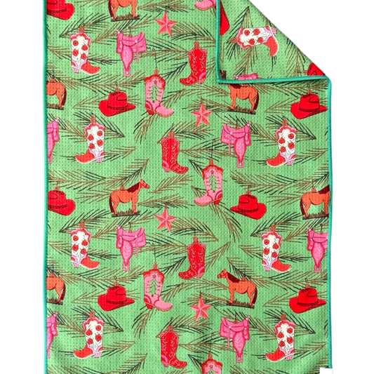 Country Christmas | Double Sided Hand Towel