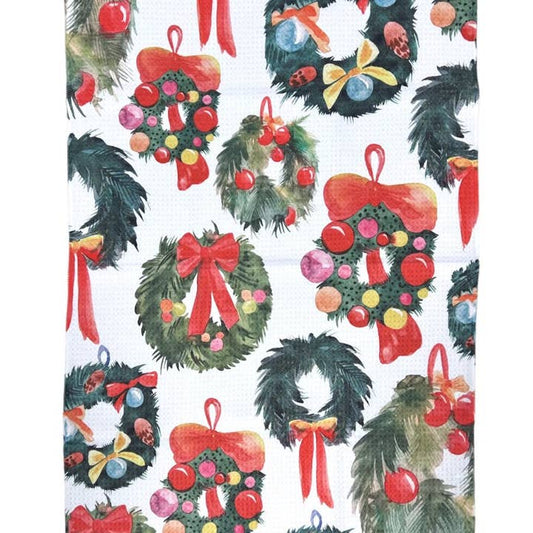 Double-Sided Hand Towel | Wreaths