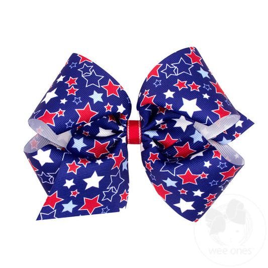 King Grosgrain Hair Bow | Americana Star