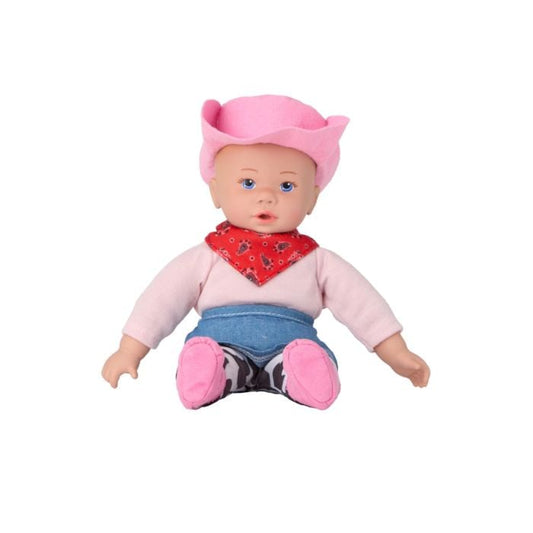 Petite Sweet Smiles 10-Inch Baby Doll, Cowgirl