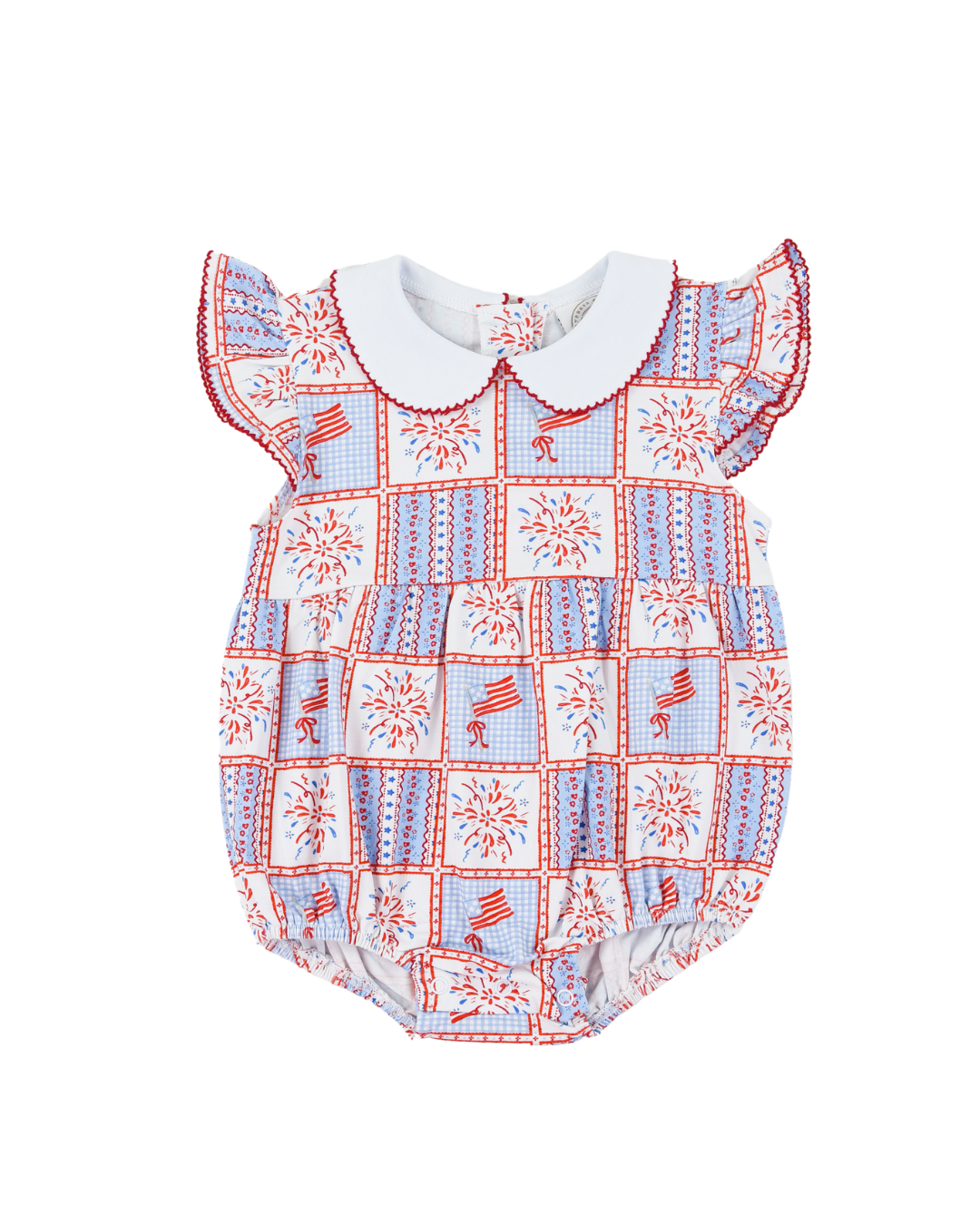 Penelope Prep Bubble | Patriotic Patchwork