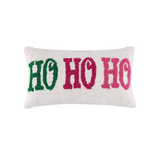 Ho Ho Ho Pillow | Ivory