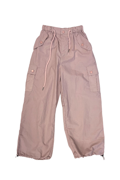 Parachute Cargo Pants | Dusty Pink