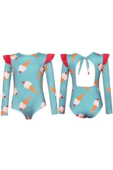 Ruffle One-Piece | Ice Cream