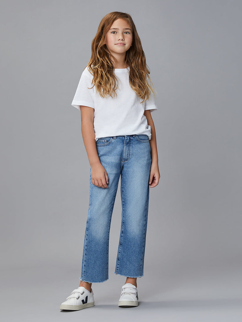 Girls Emie Straight High Rise Jeans | Glacier