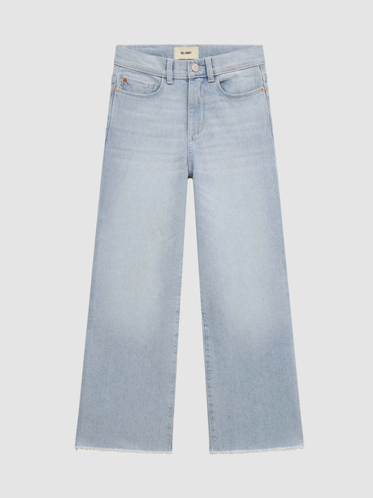 Girls Lily Wide Leg Jeans | Poolside